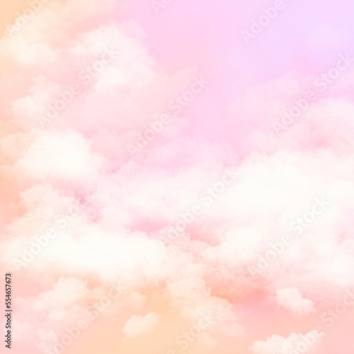 abstract watercolor background with clouds , vanilla sky,pastel color background