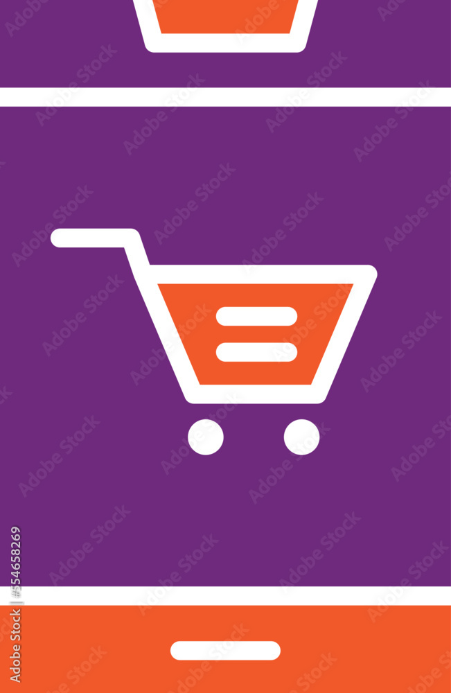 Online Shopping Vector Icon Design Illustration Online Shopping Vector Icon Design Illustration