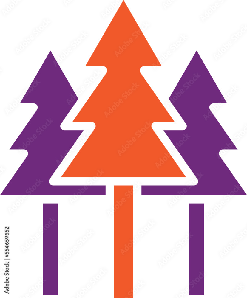 Forest Vector Icon Design Illustration Forest Vector Icon Design Illustration