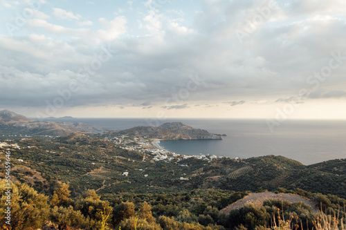 Mediterranean Sea And Rocky Coast Of Crete  Greece