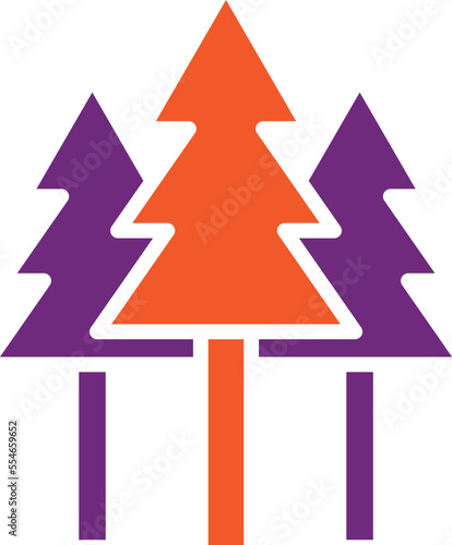 Forest Vector Icon Design Illustration