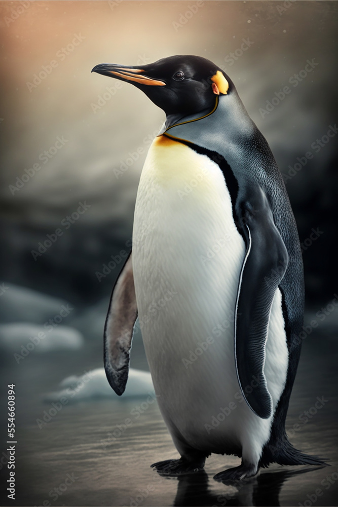 Fototapeta premium Penguin. Generative Ai
