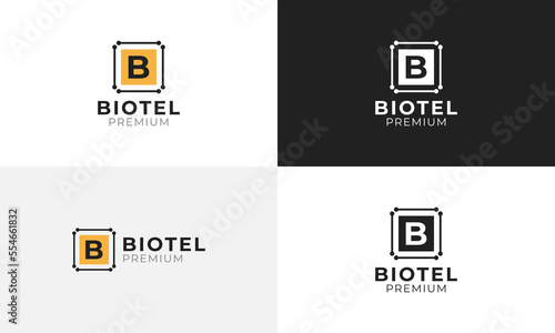 Biotel B Letter Logo