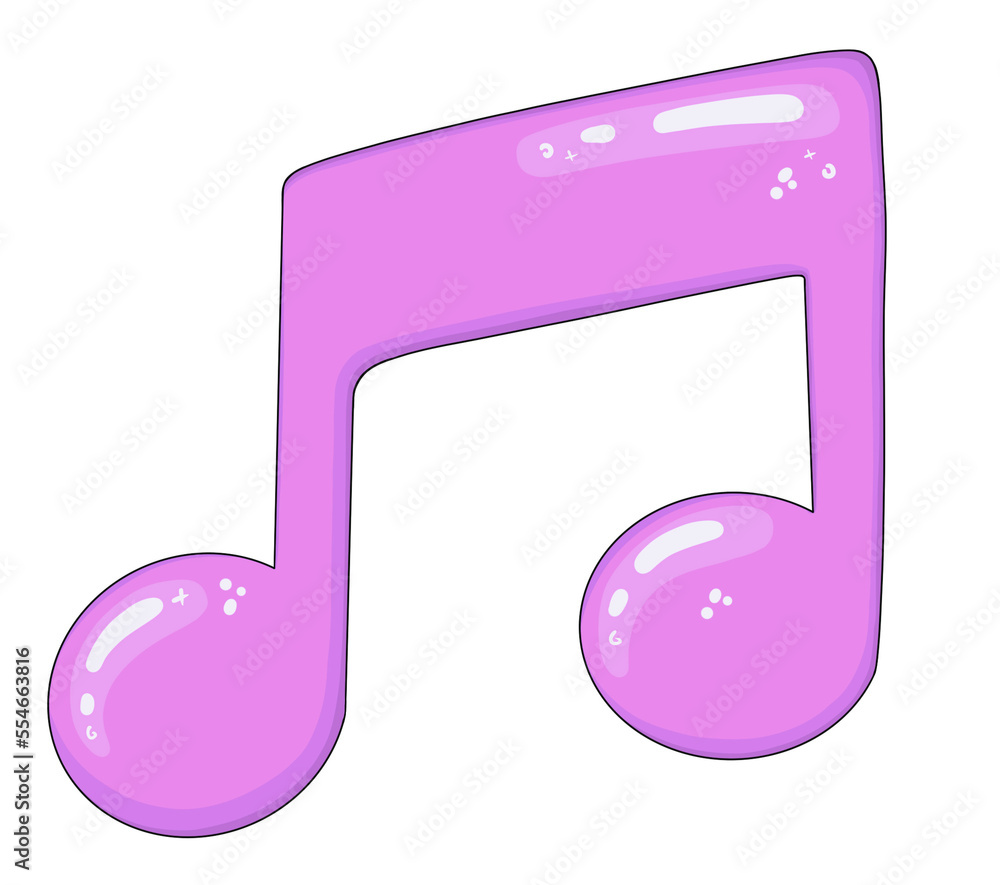 music note icon isolated on transparent background music note icon isolated on transparent background