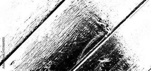 Vector grunge texture of an old wooden damaged wall. Abstract, distressed, uneven background. Overlay of a dirty coming grunge wood texture with coarse fine grains. Design element