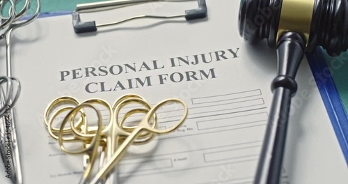 Medical malpractice claim form for lawyers.