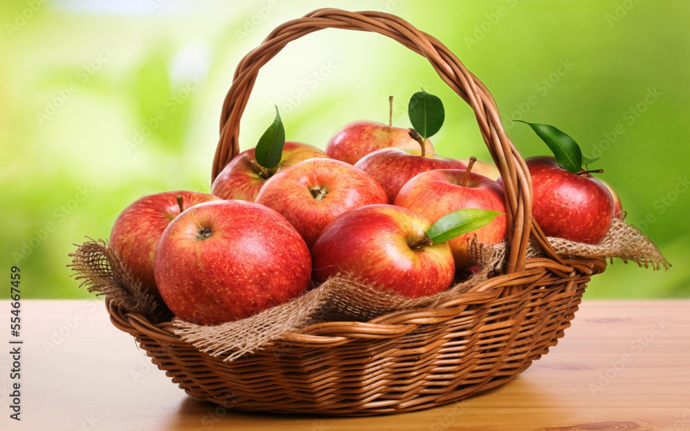 apples in basket apples in basket