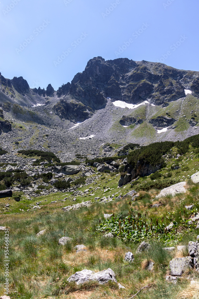 Landscape of Rila Mountain near The Scary lake, Bulgaria Landscape of Rila Mountain near The Scary lake, Bulgaria