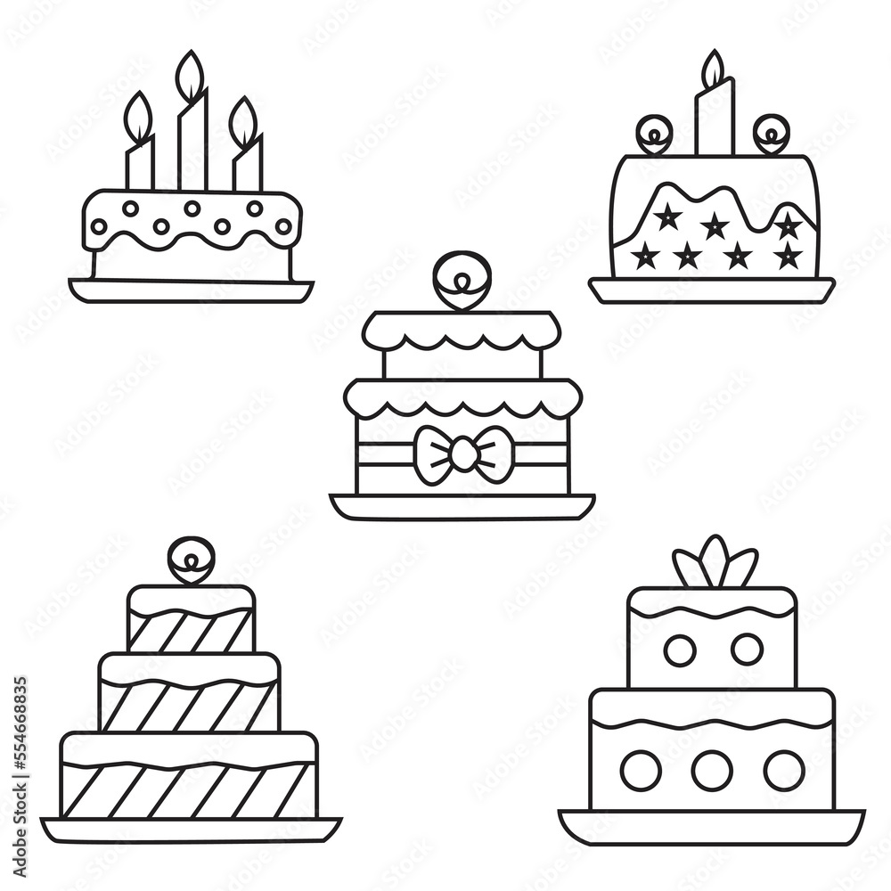 birthday cake set birthday cake set