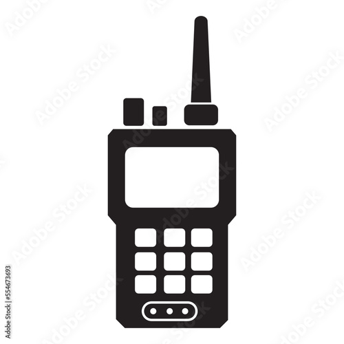 handy talkies icon logo vector design template