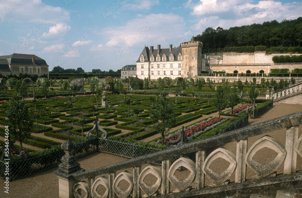 Jardins, Chateau, Villandry, Indre et Loire, 37, France