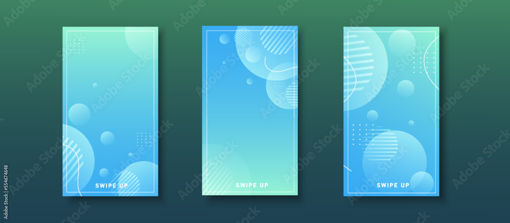 Modern background.template story,abstract frames, geometric ,full of colors,bright blue,gradations, business, etc, eps 10