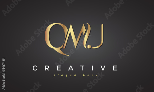 QMU creative luxury logo design	
 photo