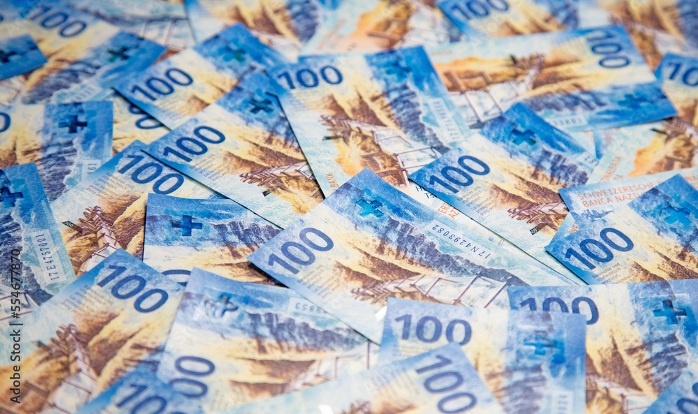 Obraz premium Swiss francs