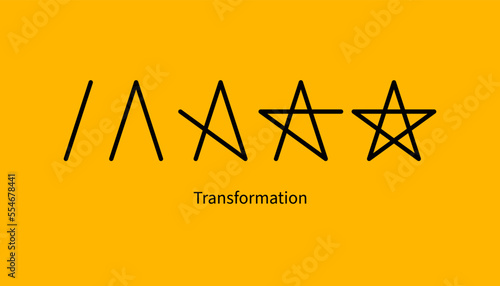evolution logo, change metaphor, coaching sign