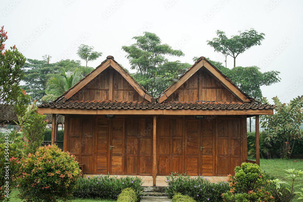 A rumah adat Jawa Tengah, also known as a rumah Joglo, is a typical dwelling in Central Java, Indonesia. A rumah adat Jawa Tengah, also known as a rumah Joglo, is a typical dwelling in Central Java, Indonesia.
