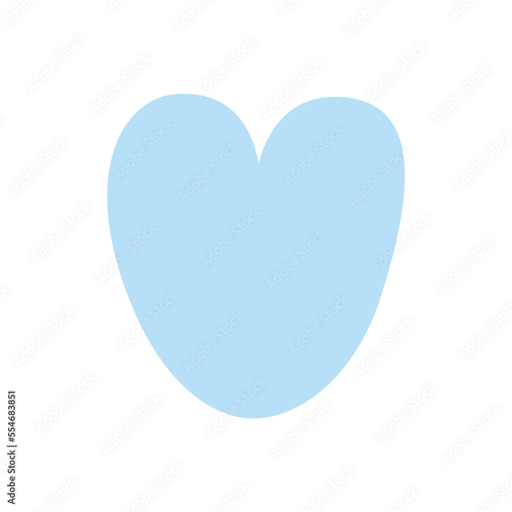 blue heart love valentine