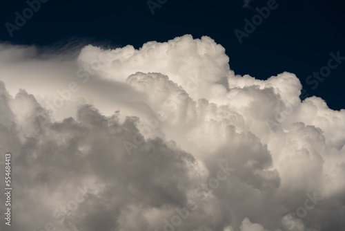 Storm clouds a cumulus cloudscape