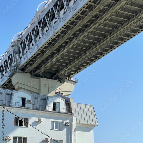 building under bridge