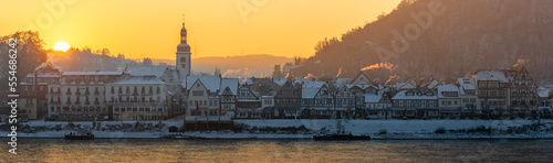 Bad Breisig im Winter Panorama