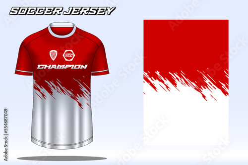 Soccer jersey sport t-shirt design mockup for football club 12