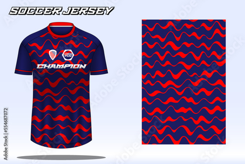 Soccer jersey sport t-shirt design mockup for football club 10