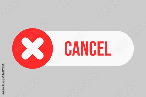 Cancel button. Button for cancel.
