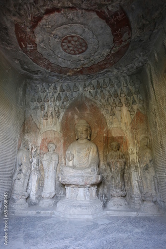 Fengxian Temple The Biggest Cave Of Longmen Grottoes Luoyang Henan China