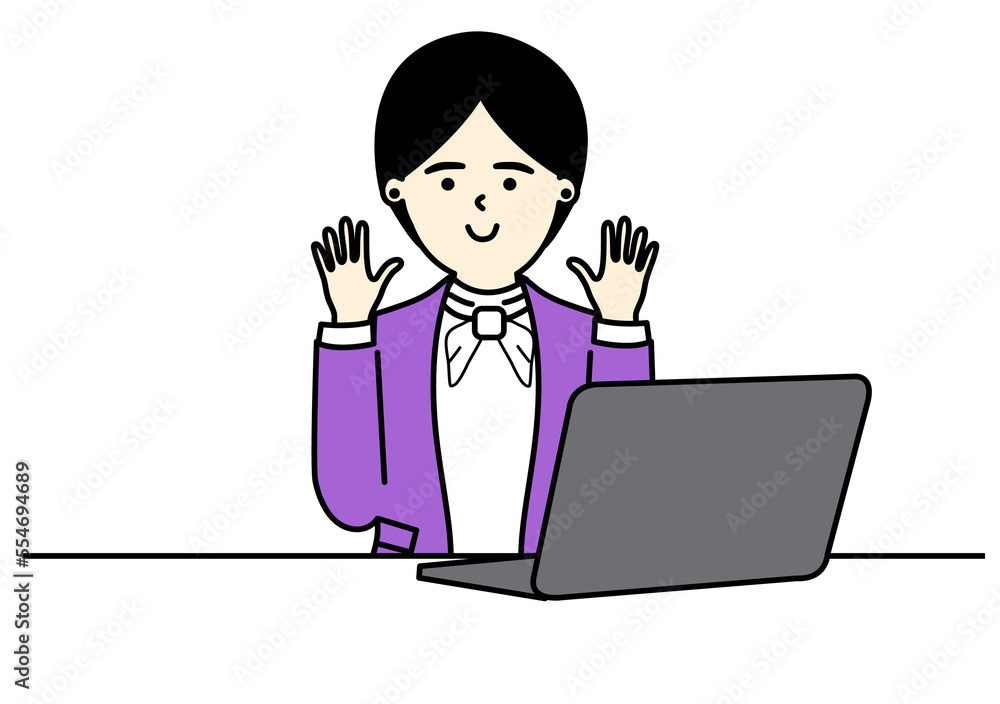 Office Woman Character