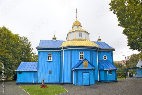 Wooden Holy Assumption Church in Rivne, Ukraine	
 photo