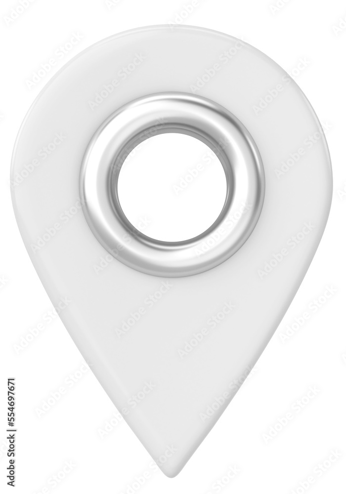 3D location sign. 3D icon. 3D illustration. 3D location sign. 3D icon. 3D illustration.