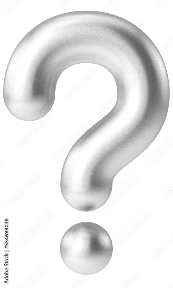 Question mark sign. 3D question mark. Question mark sign. 3D question mark.