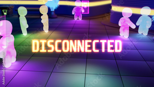 Photography person is disconnected from computer game - bad connection speed - industrial 3D
