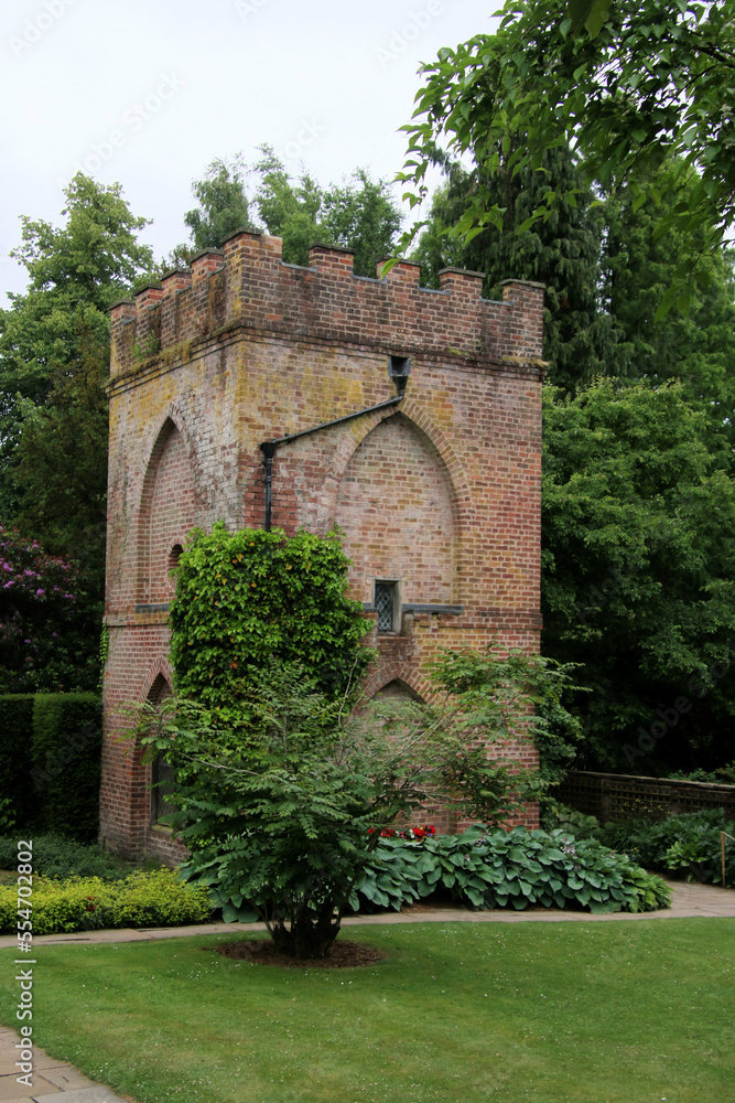 old castle in the park