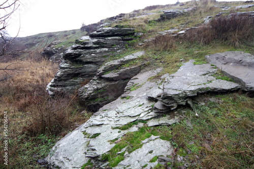 stone path in the mountains