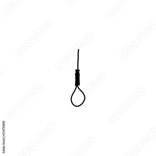 Gallows icon. Simple style gallows poster background symbol. Gallows brand logo design element. Gallows t-shirt printing. vector for sticker.