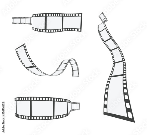 film reel strip 3d icon