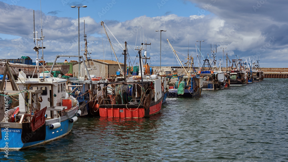 Fishing Boats at Burghead Harbour
