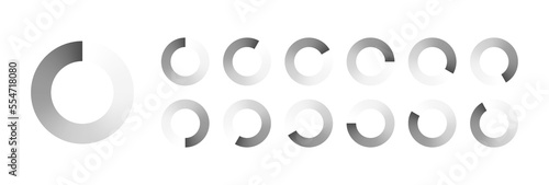 Circular Loading Buffering Icons Vector Video Ready for Animation Gif All Keyframes Frames Bufring Circle Waiting for Connection Buffer Preloader Download Symbol Easy Replace Color