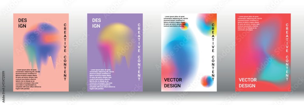 Artistic covers design. Creative fluid colors backgrounds. Set of abstract covers Artistic covers design. Creative fluid colors backgrounds. Set of abstract covers