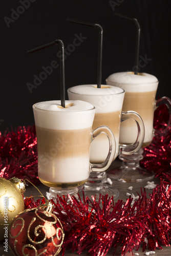 winter latte christmass