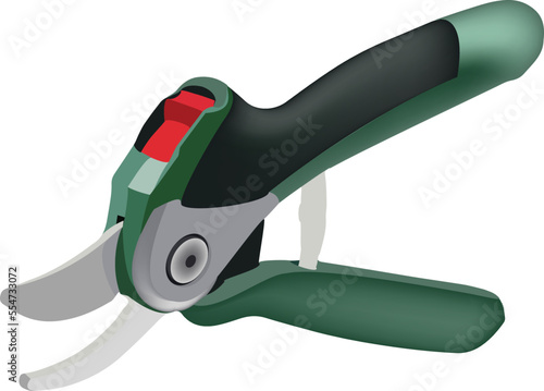 Electric nippers for agriculture and hobby