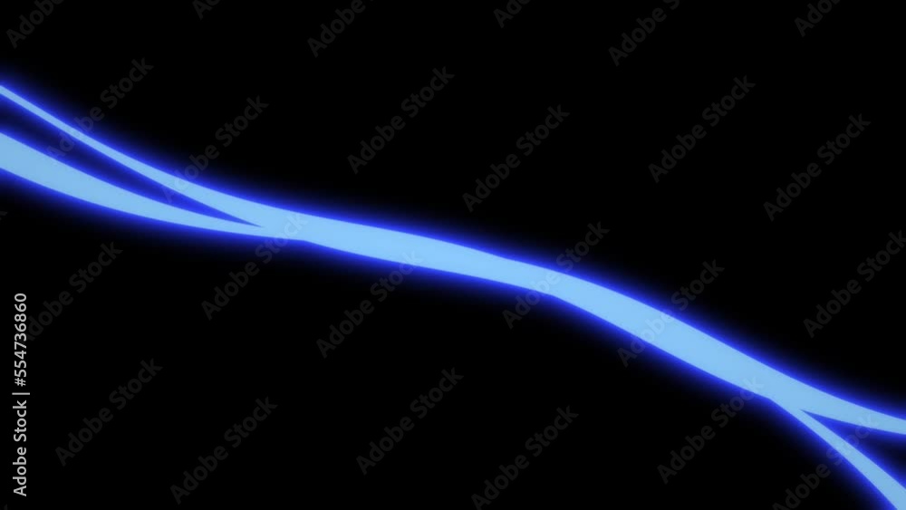 Modern geometric effect curved line abstract flowing stripe neon glow dynamic element. Modern geometric effect curved line abstract flowing stripe neon glow dynamic element.
