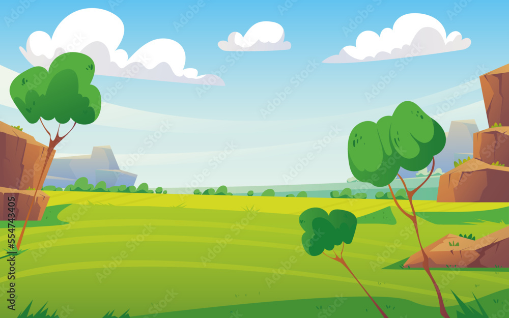 Nature field landscape farmland abstract concept. Vector graphic design element illustration Nature field landscape farmland abstract concept. Vector graphic design element illustration