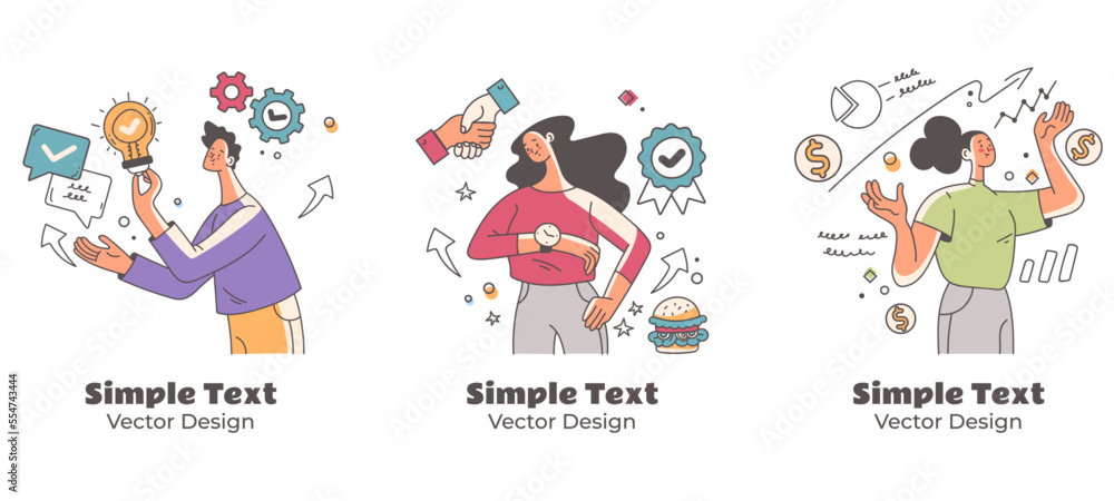 Business office work people team abstract concept. Vector graphic design illustration element Business office work people team abstract concept. Vector graphic design illustration element