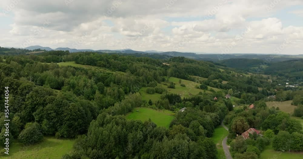 Aerial View Of Green Forest Landscape.Drone View Forest. Bird's Eye View. Aerial View Of Green Forest Landscape.Drone View Forest. Bird's Eye View.