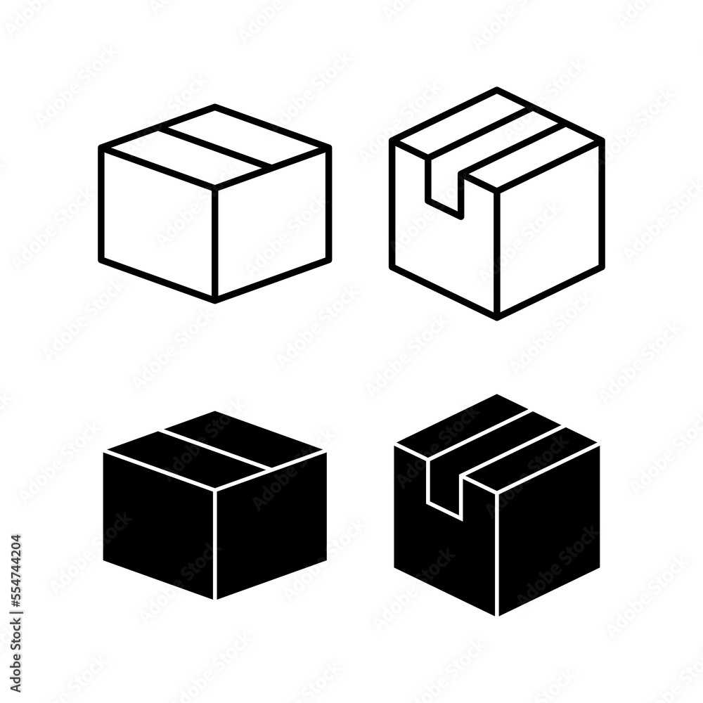 Box icon vector for web and mobile app. box sign and symbol, parcel, package