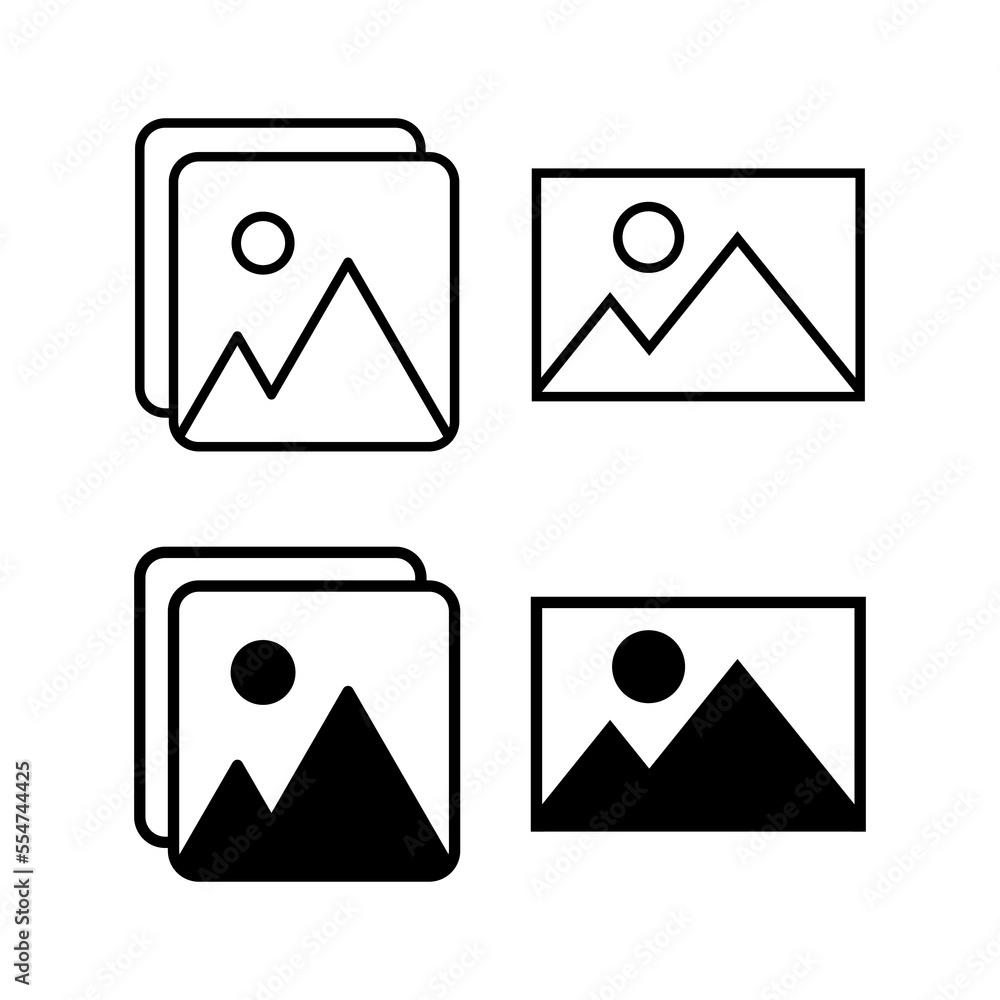 Picture icon vector for web and mobile app. photo gallery sign and symbol. image icon Picture icon vector for web and mobile app. photo gallery sign and symbol. image icon