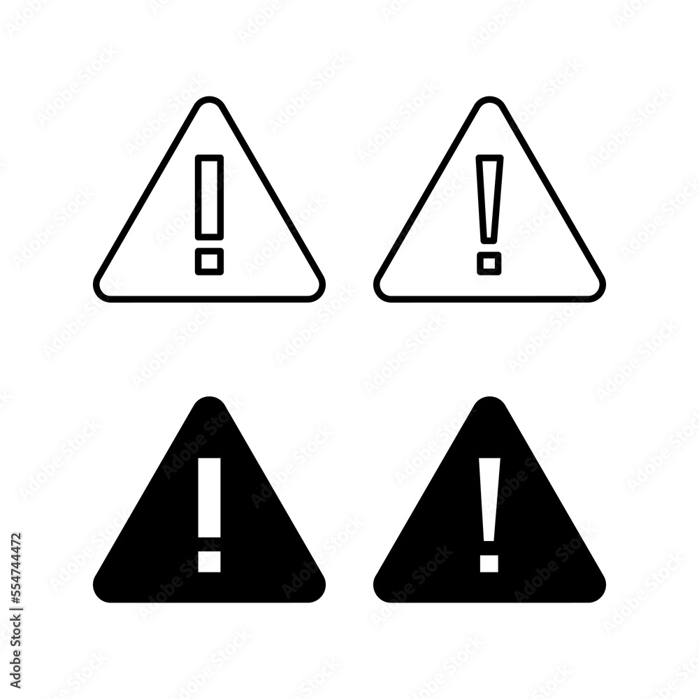 Exclamation danger sign for web and mobile app. attention sign and symbol. Hazard warning attention sign Exclamation danger sign for web and mobile app. attention sign and symbol. Hazard warning attention sign