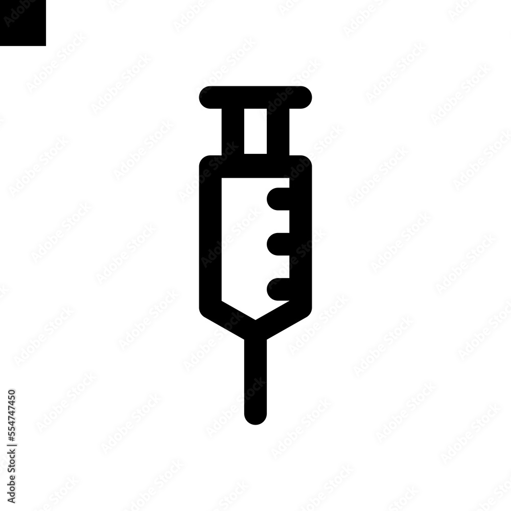 syringe icon line style vector syringe icon line style vector